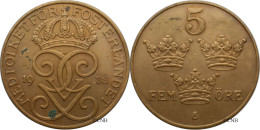 Suède - Royaume - Gustave V - 5 öre 1938 Cois Entrechoqués ! - SUP/AU58 - Mon6215 - Sweden