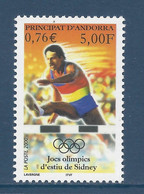 Andorre Français - YT N° 534 ** - Neuf Sans Charnière - 2000 - Ongebruikt