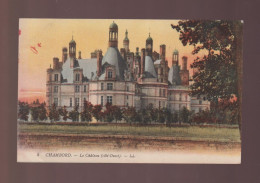 CPA - 41 - Chambord - Le Château (côté Ouest) - Colorisée - Circulée - Chambord