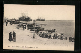 CPA Port Said, The Custon`s Quay  - Autres & Non Classés