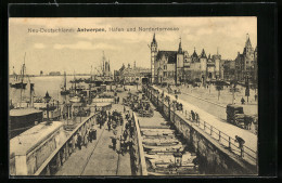 AK Antwerpen, Hafen Und Norderterrasse  - Autres & Non Classés