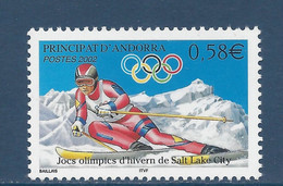 Andorre Français - YT N° 566 ** - Neuf Sans Charnière - 2002 - Unused Stamps