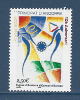 Andorre Français - YT N° 602 ** - Neuf Sans Charnière - 2004 - Nuovi