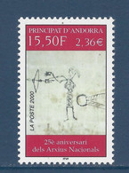 Andorre Français - YT N° 539 ** - Neuf Sans Charnière - 2000 - Nuovi