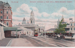 SOUTH AFRICA - Railway Station And Tow Hall From Railway Street Durban - Südafrika