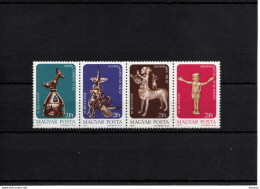 HONGRIE 1977 JOURNEE DU TIMBRE Se Tenant Yvert 2572-2575; Michel 3209-3212 NEUF** MNH Cote 6 Euros - Neufs