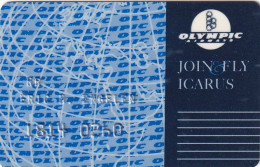 GREECE - Olympic Airways, Magnetic Member Card, Used - Aerei