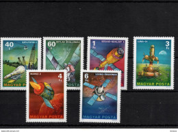 HONGRIE 1977 ESPACE Yvert 2576-2581, Michel 3214-3219 NEUF** MNH Cote 5 Euros - Nuevos