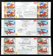 Malaysia Rescue Vehicle 2024 Helicopter Fire Engine Brigade Boat Ship Transport Firefighting Fireman (stamp Title) MNH - Malesia (1964-...)