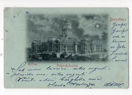 447 - BRUXELLES - Palais De Justice *carte Dite "à La Lune"*1898* - Brüssel Bei Nacht
