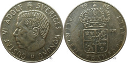 Suède - Royaume - Gustave VI Adolphe - 1 Krona 1965 U - TTB/XF45 - Mon5004 - Suède