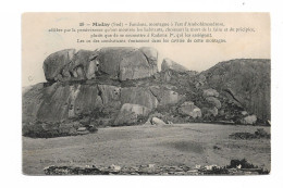 Postcard Madagascar Maday Fandana Montagne Mountain Rocks Posted 1907 French Colonial Stamp - Madagascar