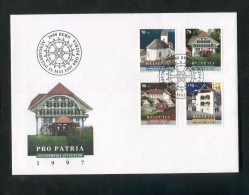 "SCHWEIZ" 1997, Mi. 1611-1614 "Pro Patria" FDC (L1244) - FDC