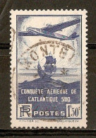 1936 - Traversée Aérienne Atlantique-Sud 1f.50 Bleu-violet - N°320 - Gebraucht