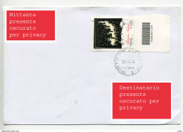 Natale 2011 Con Codice A Barre Isolato Su Busta - 1946-60: Storia Postale