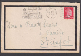 BRIEF MIT SONDERSTEMPEL "LUXEMBURG FESTUNGS- U. ROSENSTADT". - 1940-1944 Ocupación Alemana