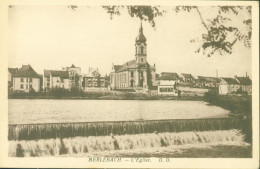 CPA CP Merlebach L'église D.D. 57 Moselle Daniel Delboy Mirecourt - Sonstige & Ohne Zuordnung