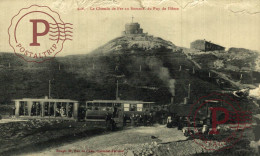 FRANCIA. FRANCE. Le Chemin De Fer Au Sommet Du PUY DE DOME (dommage Sur La Face Supérieure) - Andere & Zonder Classificatie