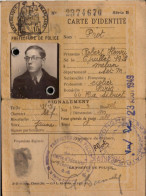 Carte D Identité, Mairie De La Tronche, Isere, 1943 - Sin Clasificación