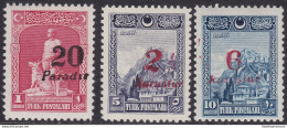 1929 Turchia - N. 741/743 Serie Di 3 Valori - MNH** - Autres & Non Classés