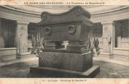 FRANCE - Paris - Le Dôme Des Invalides - Le Tombeau De Napoléon Ier - La Crypte - Sarcophage - Carte Postale Ancienne - Autres Monuments, édifices