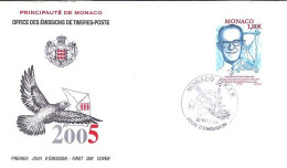 MONACO N° 2478 S/L. DE MONACO/3.12.04 - Lettres & Documents