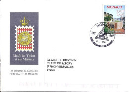 MONACO N° 2279 S/L. DE MONACO/12.1.01  POUR FRANCE - Cartas & Documentos