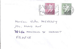 MONACO N° 1335/1336 S/L. DE MONTE CARLO/5.4.83  POUR FRANCE - Brieven En Documenten