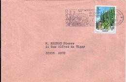 MONACO N° 1360 S/L. DE MONTE CARLO/8.6.83  POUR FRANCE - Storia Postale