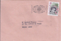MONACO N° 1224 S/L. DE MONTE CARLO/1224  POUR FRANCE - Covers & Documents