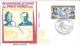 MONACO N° 1070 S/L. DE MONACO A/9.11.76  - Covers & Documents