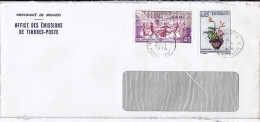 MONACO N° 942/948 S/L.DE MONACO A/25.1.74  POUR FRANCE - Storia Postale