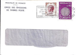 MONACO N° 819/774 S/L. DE MONTE CARLO/15.7.71  POUR FRANCE - Covers & Documents