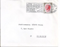 MONACO N° 772 S/L.DE MONTE CARLO/1969  POUR FRANCE - Cartas & Documentos