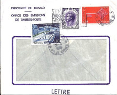 MONACO N° 749/539A/545 S/L.DE MONTE CARLO/31.3.69  POUR FRANCE - Lettres & Documents