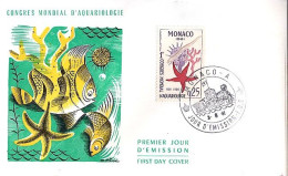 MONACO N° 551 S/L. DE MONACO A/3.6.61  - Briefe U. Dokumente