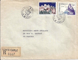 MONACO N° 550/PA73 S/L. DE MONTE CARLO/1969  POUR FRANCE - Lettres & Documents