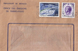 MONACO N° 539A/545 S/L. DE MONTE CARLO/8.5.70  POUR FRANCE - Cartas & Documentos