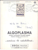 MONACO N° 400 S/CP.PUB. DE MONACO CONDAMINE/15.11.56/  POUR FRANCE  - Lettres & Documents