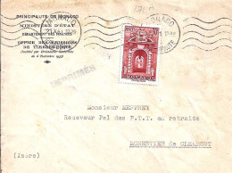 MONACO N° 171A S/L. DE MONACO/8.12.41 POUR FRANCE - Brieven En Documenten