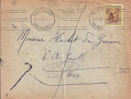 MONACO N° 87 S/L. DE MONTE CARLO/1930 POUR FRANCE - Storia Postale