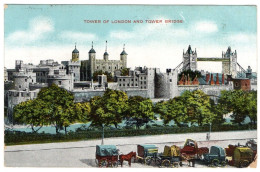 CPA - London - Tower Of London And Tower Bridge - Sonstige & Ohne Zuordnung