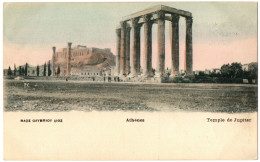 1.1.3 GREECE, ATHENS, TEMPLE OF JUPITER, POSTCARD - Griekenland