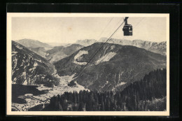 AK Ebensee, Seilschwebebahn Am Feuerkogel Mit Totem Gebirge  - Funicular Railway