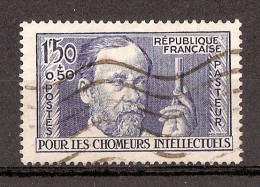 1936 - Au Profit Des Chômeurs Intellectuels - Louis Pasteur  (1822-1895) 1,50fr.+50c.vert N°333 (cote 22€) - Oblitérés