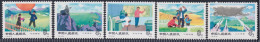 CHINA 1978, "Meteorology + Chemical Industry", 2 Series T.24 + T.25, UM - Collezioni & Lotti