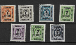 Mint Stamps Afa 160-66 - Nuevos