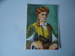 GREECE   POSTCARDS ΦΩΤΟ ΗΡΩΕΣ 21 ΠΑΝΟΥΡΓΙΑΣ ΠΑΝΟΣ    MORE  PURHASES 10% DISCOUNT - Griekenland