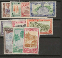 1949 MH Cook Islands Mi 78-87 - Cook Islands