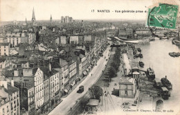 FRANCE - Nantes - Vue Générale - Eglises - Route - Ville - Carte Postale Ancienne - Nantes